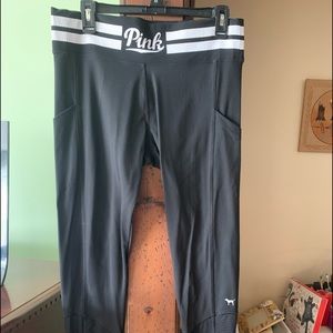 MAKE AN OFFER! Vintage PINK black leggings - MAKE AN OFFER!!